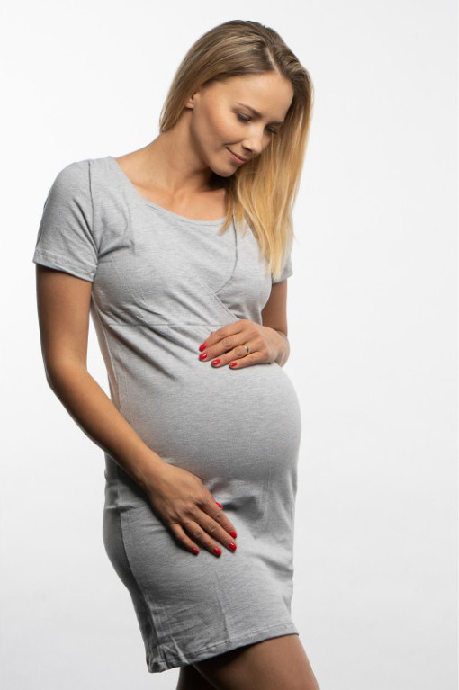 Tehotenská nočná košeľa na dojčenie Alex
