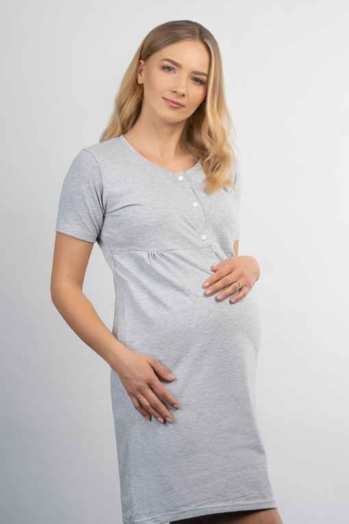 Tehotenská nočná košeľa na dojčenie