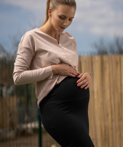 Tehotenská sukňa nad kolená